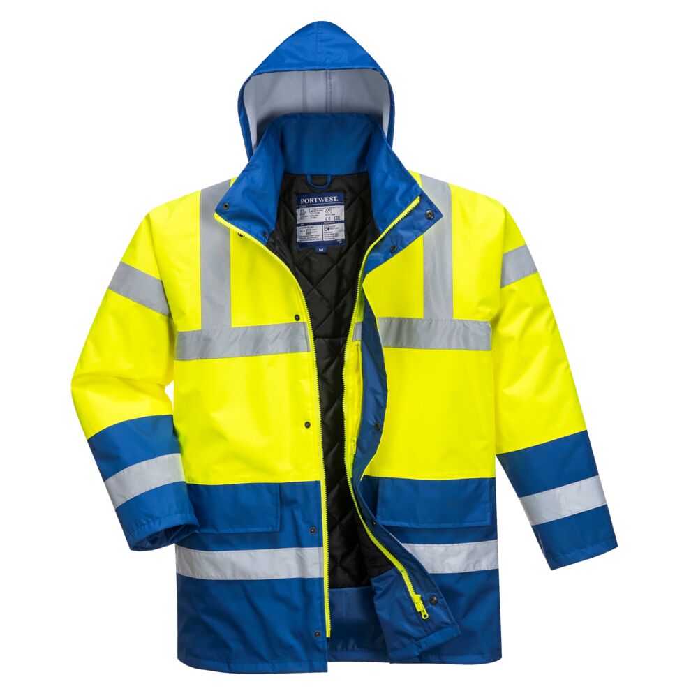 Portwest Warnschutz Winterjacke Kontrast