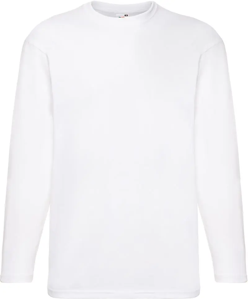 Fruit of the Loom Valueweight Long Sleeve T-Shirt – strapazierfähiges Langarmshirt