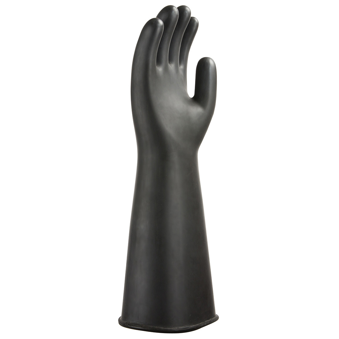 A802 - Schwerer Latex-Gummihandschuh schwarz
