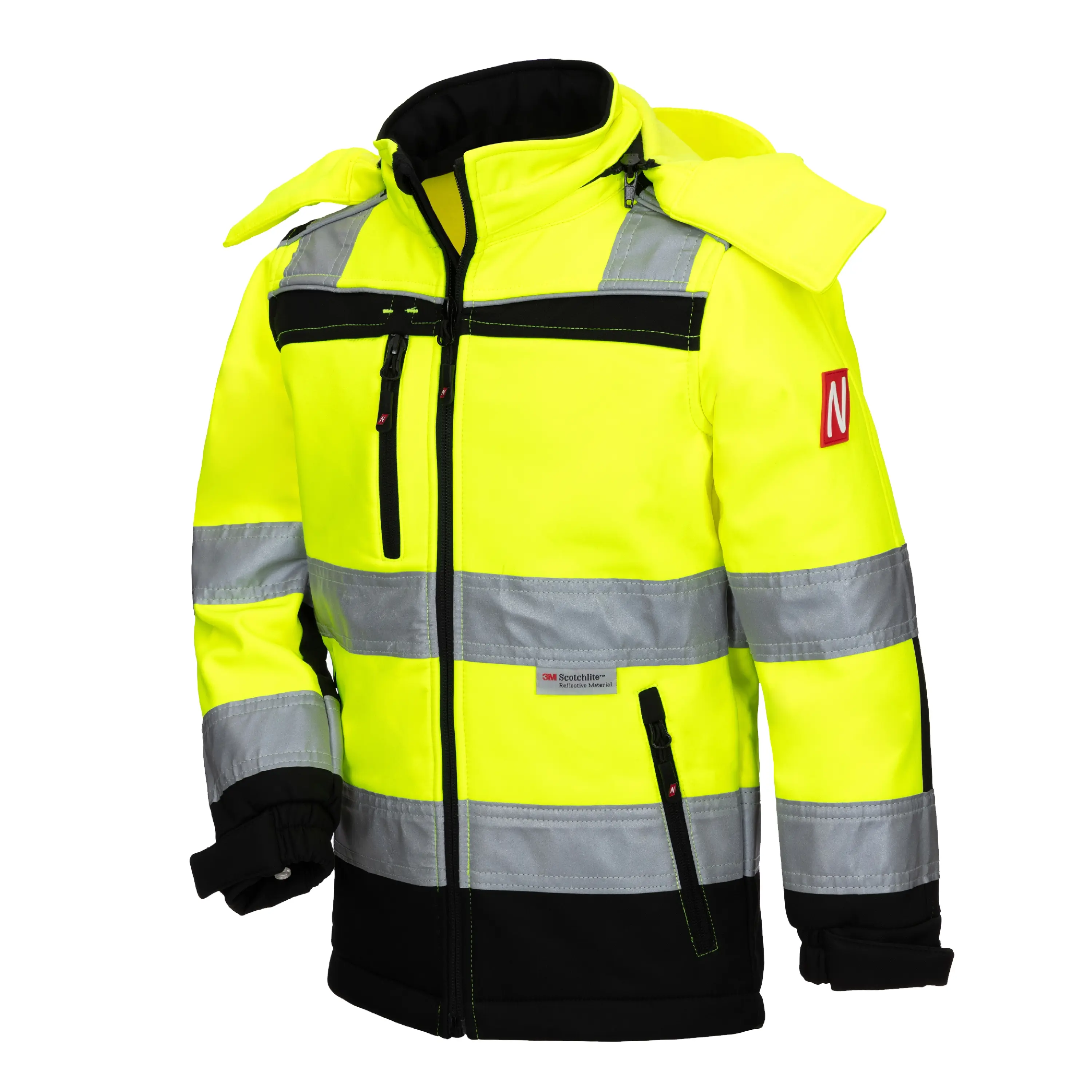 Warnschutz-Softshelljacke Motion Tex Kids 7171KIDS
