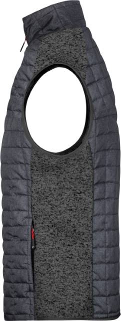 Daiber Herren Hybrid Strickfleece Gilet JN740 Daiber Herren Hybrid Strickfleece Gilet JN740