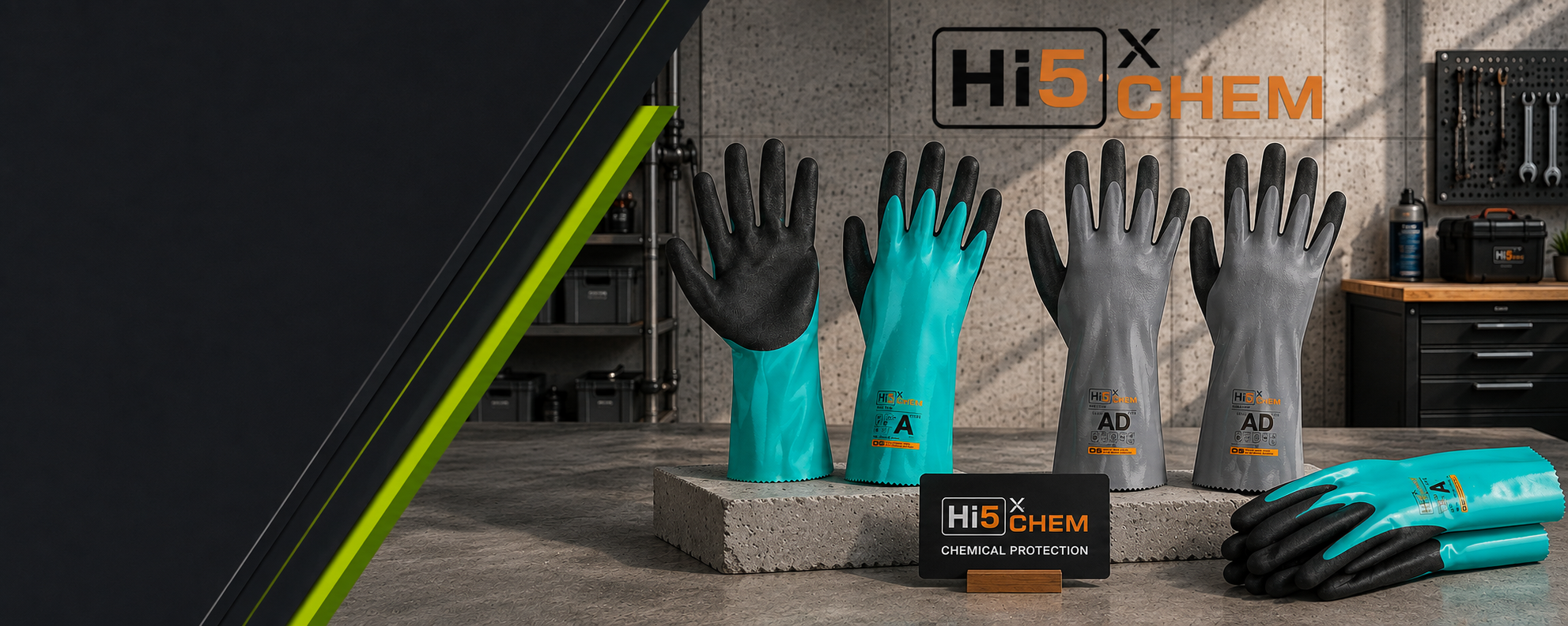 Hi5 Chemikalienschutzhandschuhe für Industrie, Labor und professionelle Anwendungen