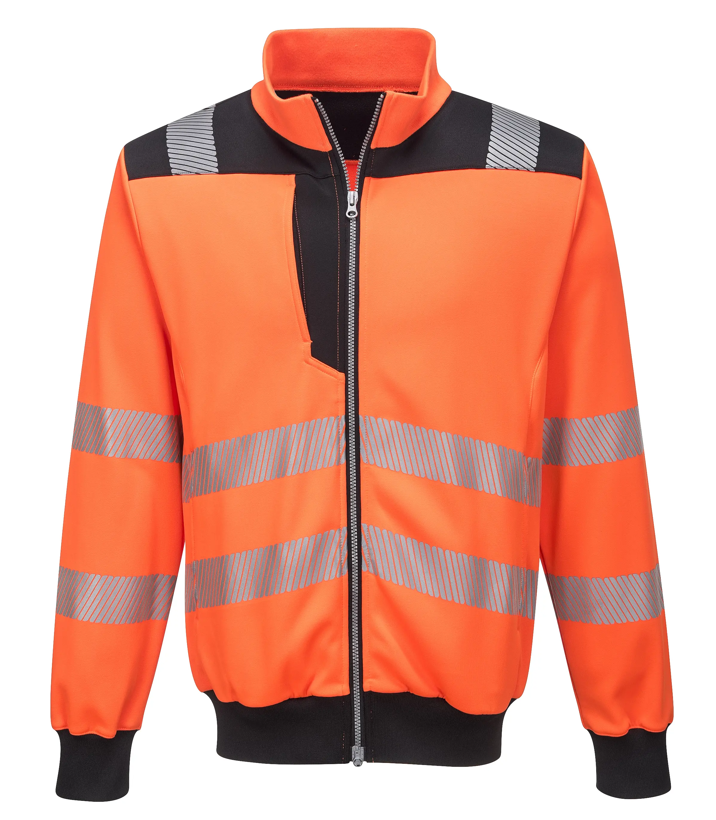 Sweatjacke Warnschutz Portwest PW370