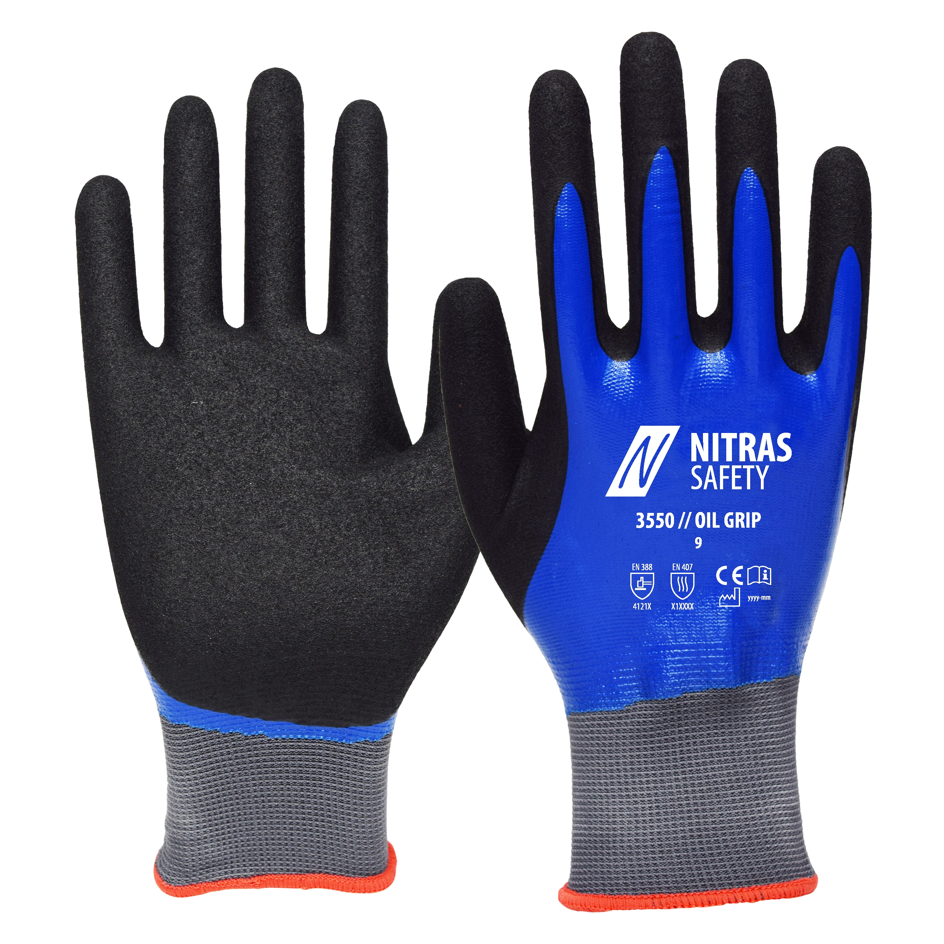 NITRAS OIL GRIP Montagehandschuhe 3550