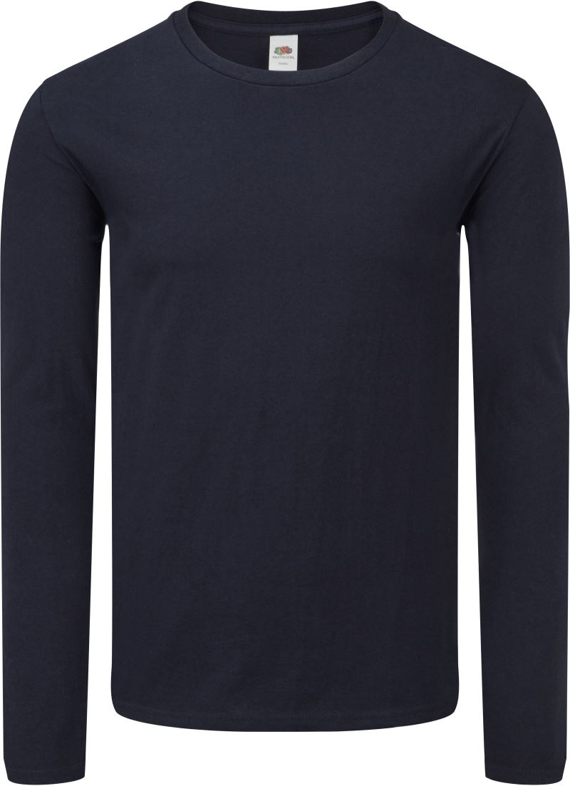 Fruit of the Loom Iconic 150 LSL T – Modernes Herren Langarm T-Shirt