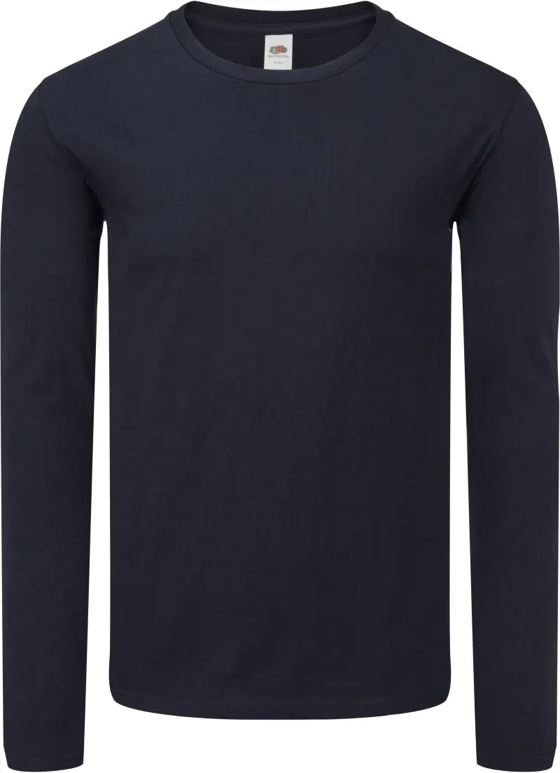 Fruit of the Loom Iconic 150 LSL T – Modernes Herren Langarm T-Shirt