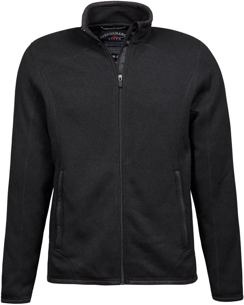 Heeren Strick-Fleece Jacke Tee Jays Melange 9615