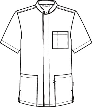 Greiff Unisex-Kasack mit Stehkragen 5006