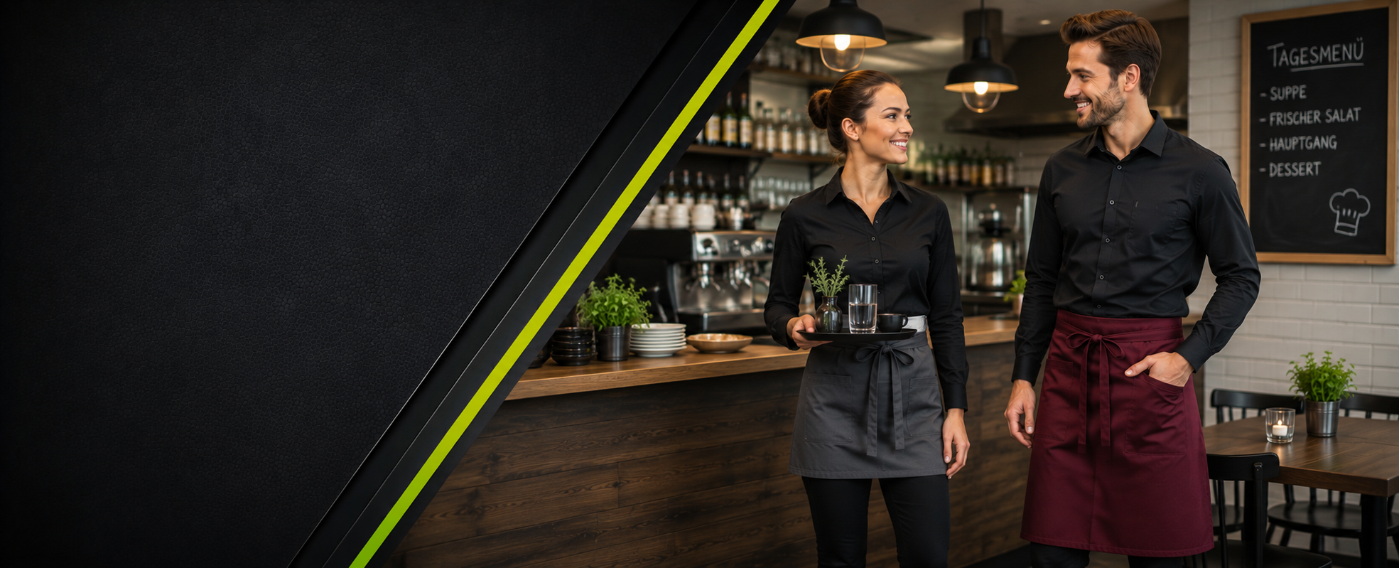 Schürzen und Vorbinder für Gastronomie Küche und Service