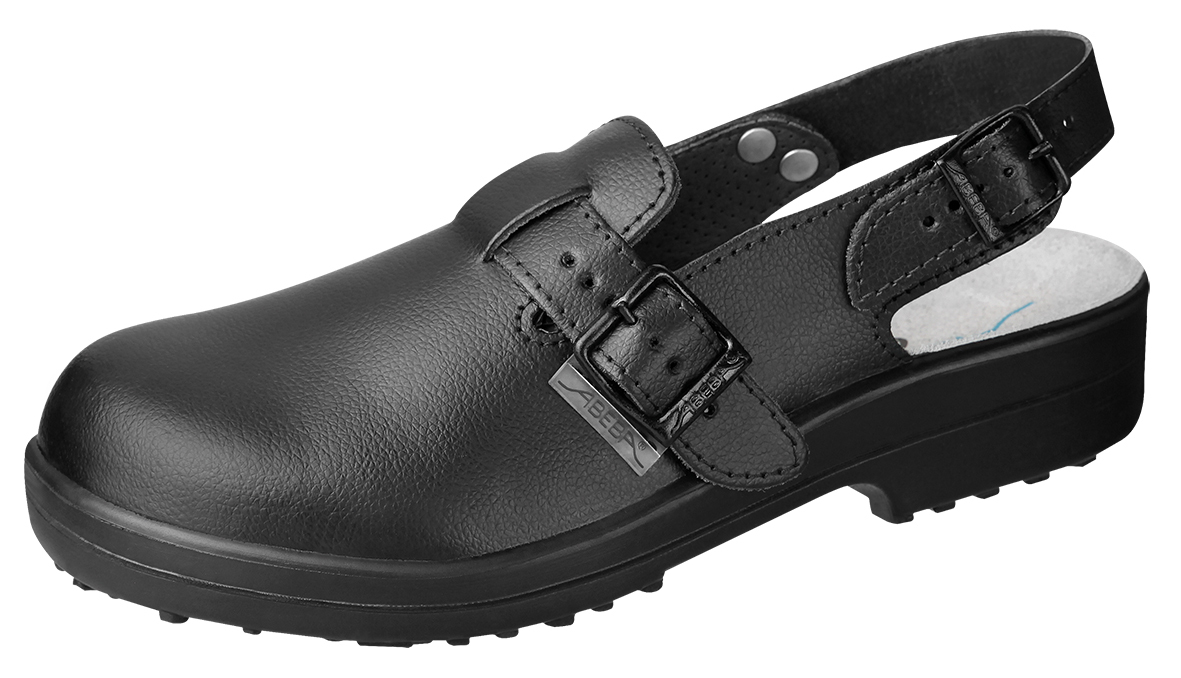 Clog ABEBA 1010, schwarz, Stahlkappe