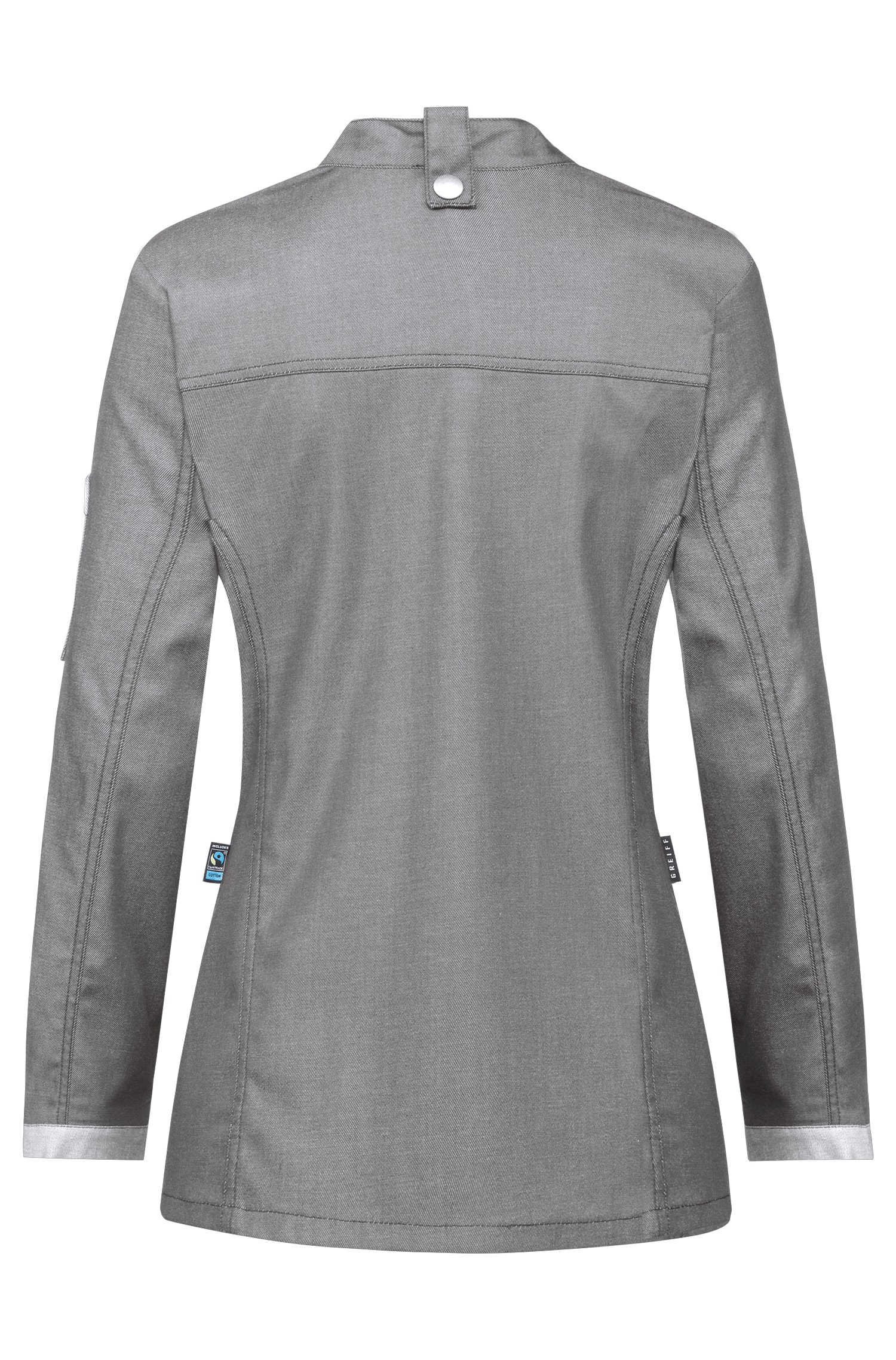 Greiff Damen-Kochjacke Denim im Bikerstyle