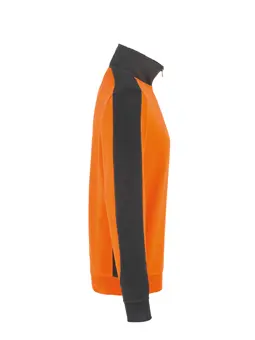 Hakro 476, Zip-Sweatshirt Contrast Performance