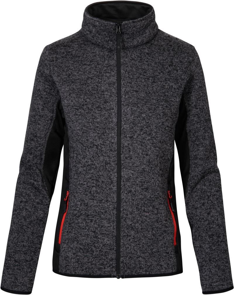 Damen Workwear Strickfleece Jacke Promodoro 7705