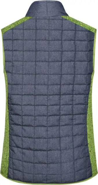 Daiber Damen Hybrid Strickfleece Gilet JN739