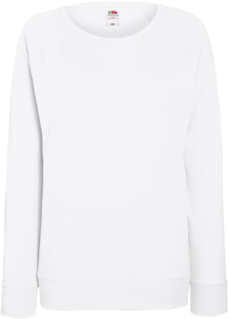 Fruit of the Loom Lady Fit Lightweight Raglan Sweat – Leichtes Damen Raglan Sweatshirt