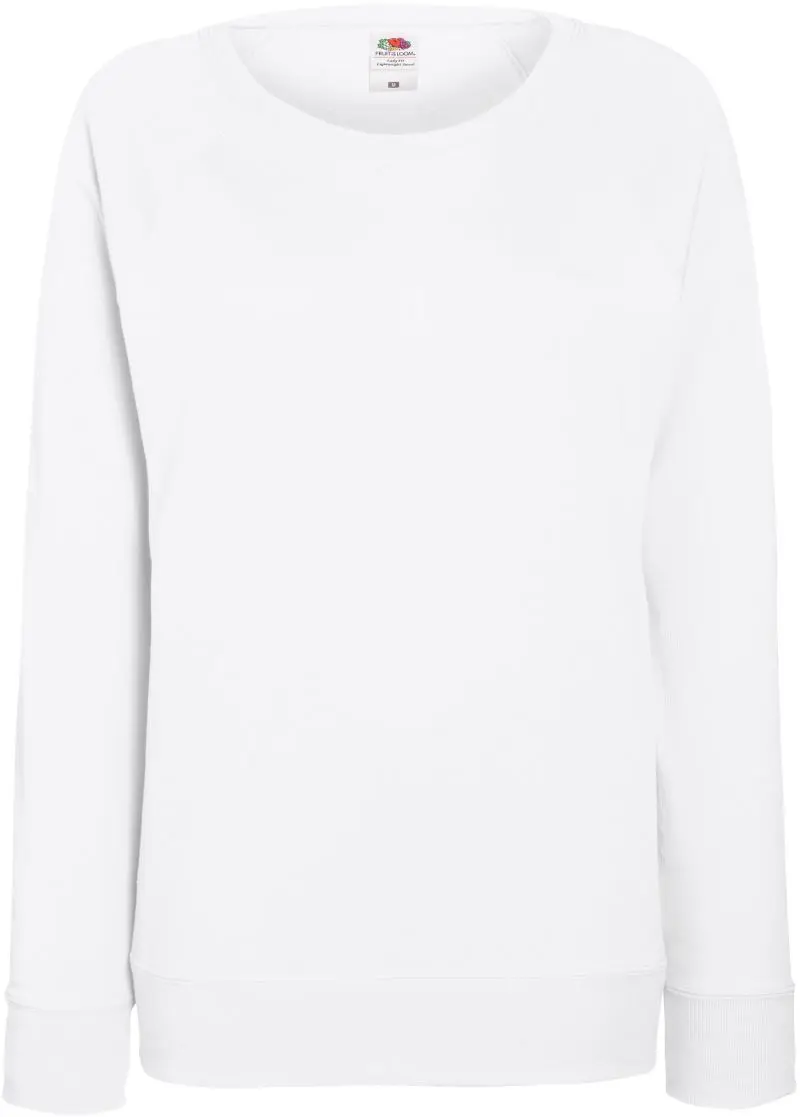Fruit of the Loom Lady Fit Lightweight Raglan Sweat – Leichtes Damen Raglan Sweatshirt