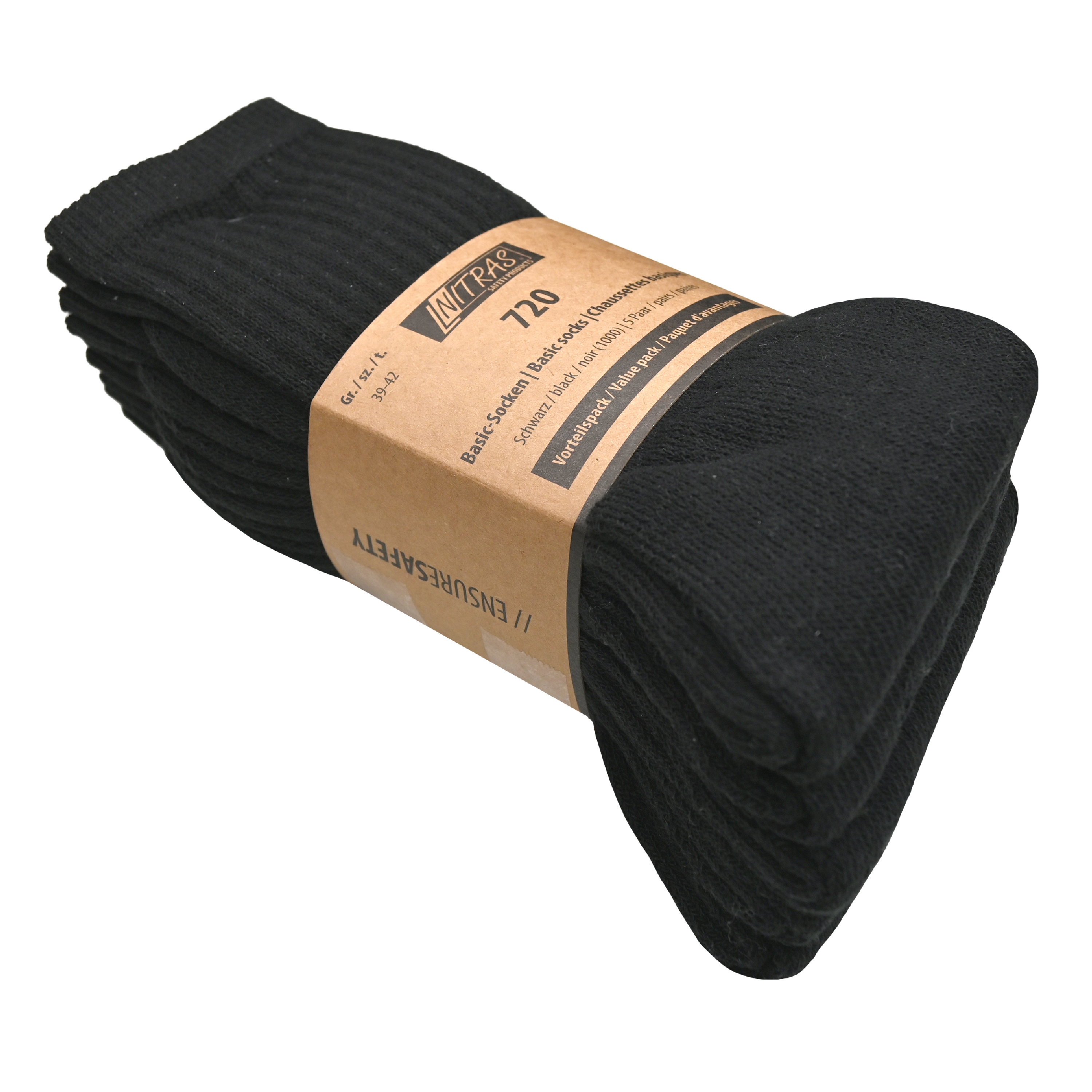 NITRAS Basic-Socken 720 5er Pack