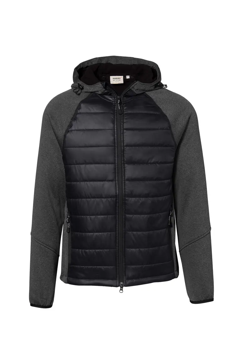 HAKRO 865 Kapuzen-Hybridjacke Contrast