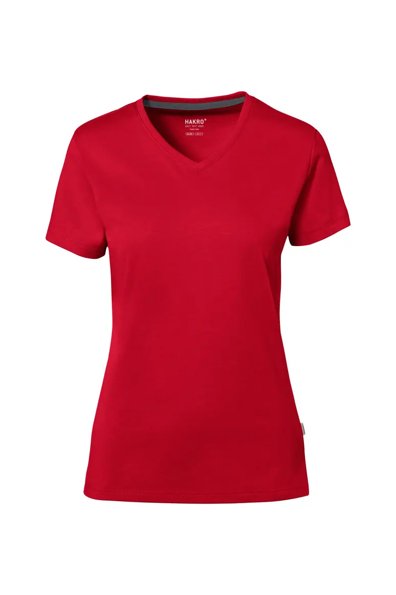 Hakro 169 Women V-Shirt Cotton Tec