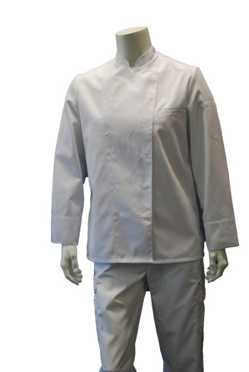Kochjacke BP 1503, 2 Gewebevarianten, Kugelknöpfe, 2 Farben