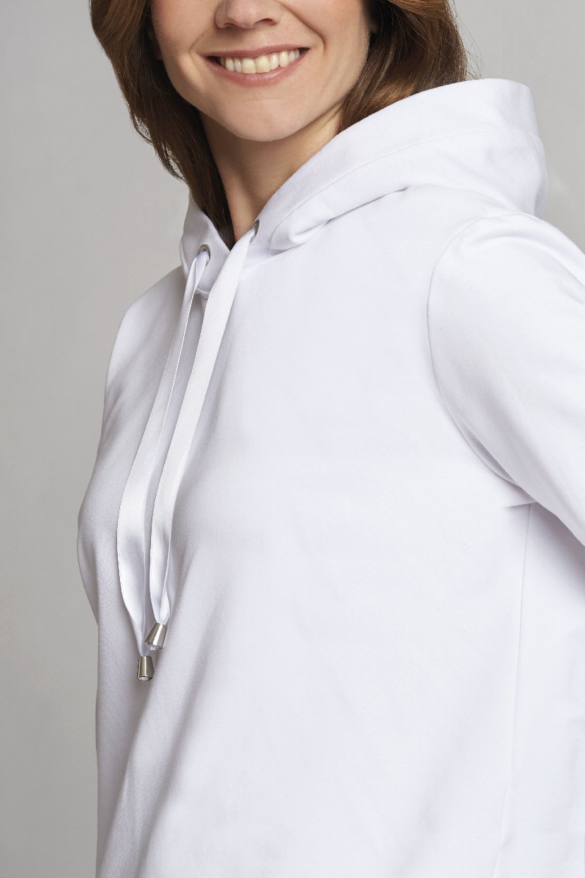 Damen Sweatshirt Leiber mit Kapuze 08/1363, Mischgewebe, langarm Damen Sweatshirt Leiber mit Kapuze 08/1363, Mischgewebe, langarm