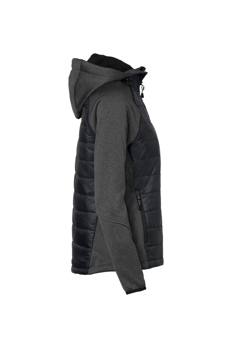Hakro 265 Damen Hybrid-Jacke mit Kapuze Contrast