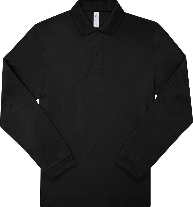 B&C My Polo 210 LSL – Hochwertiges Langarm-Poloshir