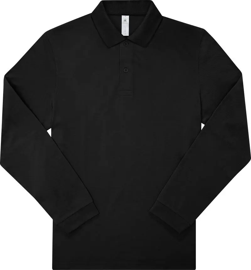 B&C My Polo 210 LSL – Hochwertiges Langarm-Poloshir