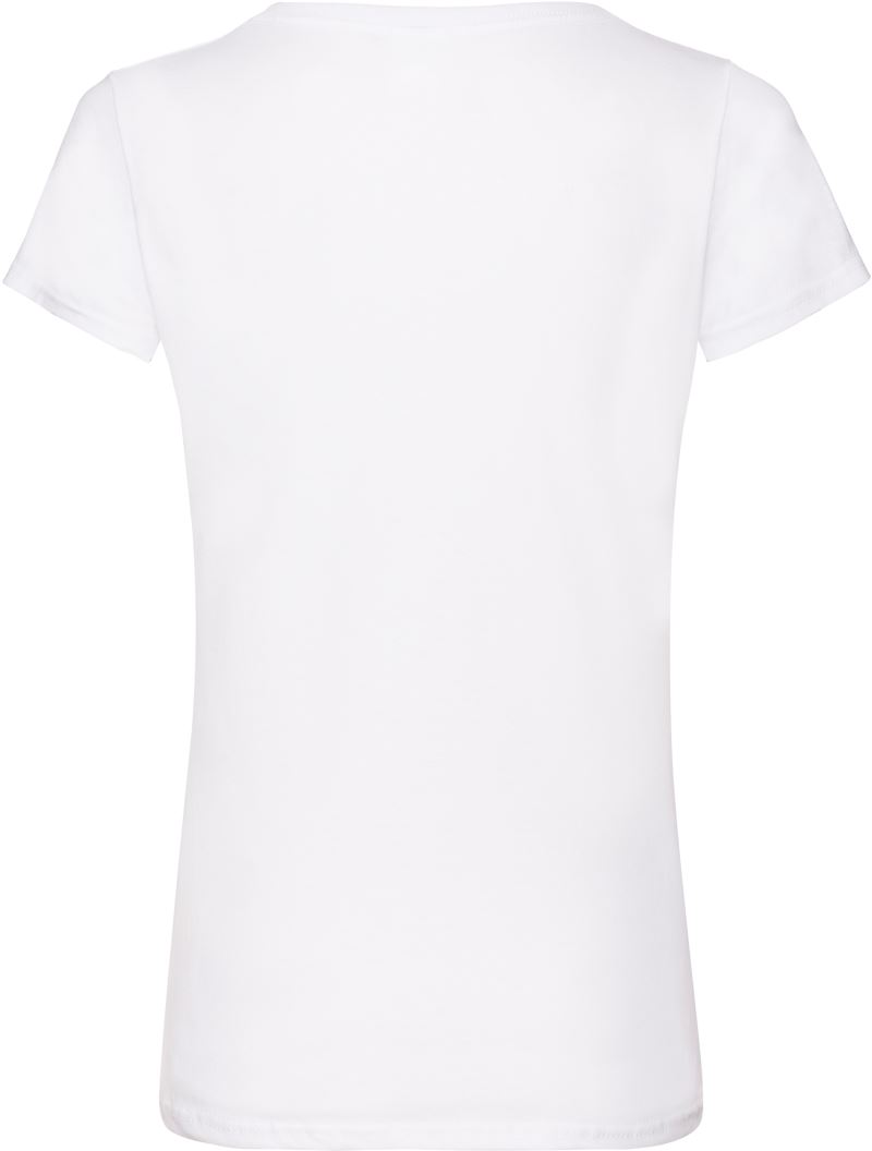  Fruit of the Loom Lady-Fit Valueweight V-Neck T – Feminines Damen T-Shirt
