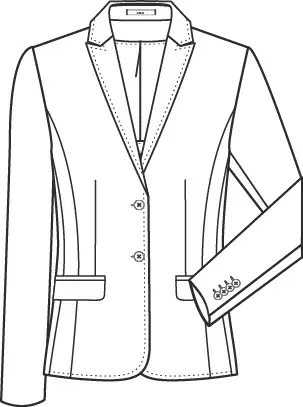 Greiff Damen-Blazer Regular Fit Modern 1424