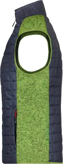 Daiber Damen Hybrid Strickfleece Gilet JN739