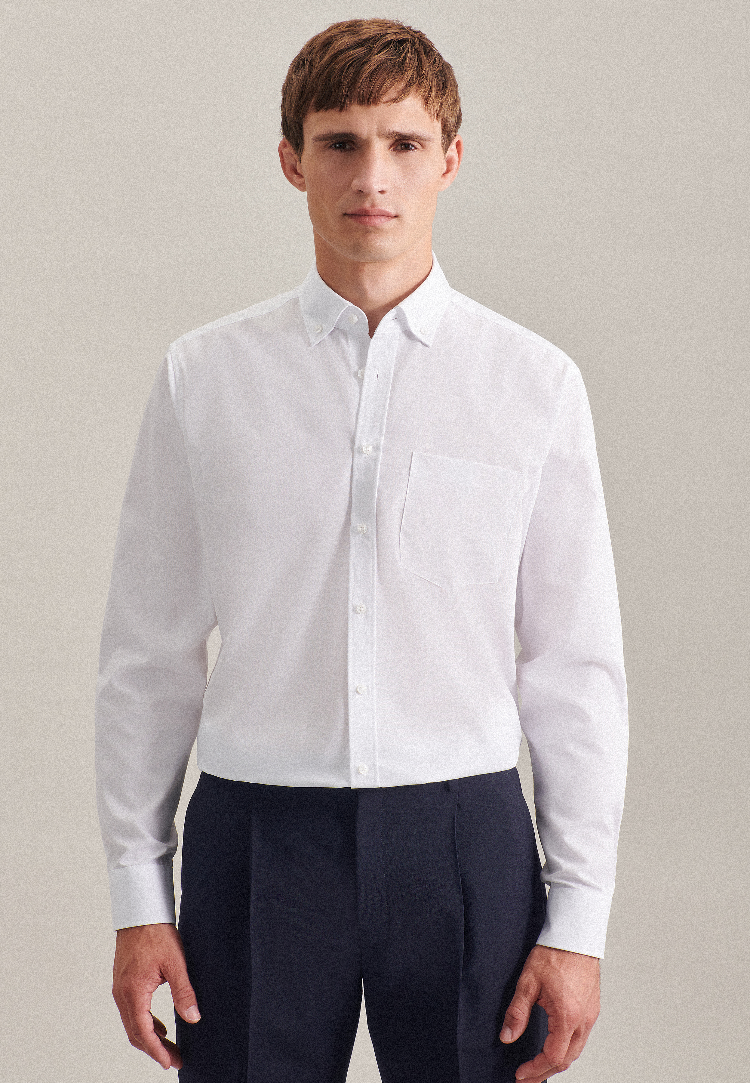 Seidensticker Herrenhemd Button Down Langarm