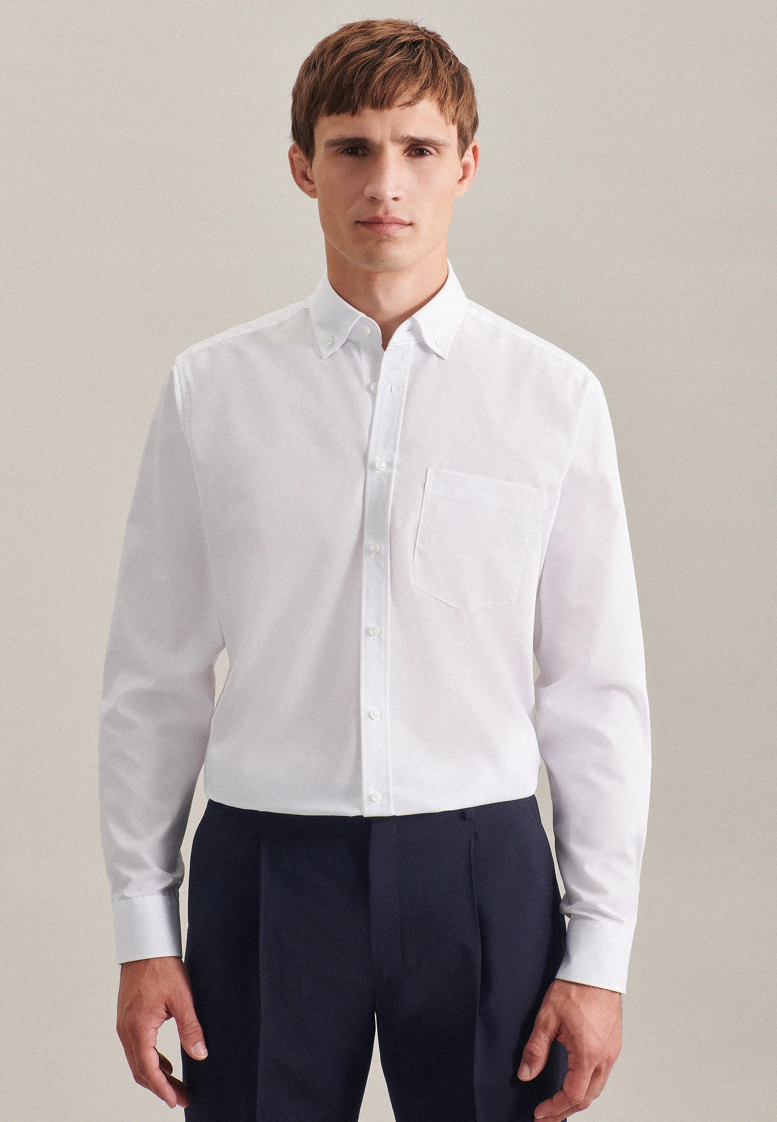 Seidensticker Herrenhemd Button Down Langarm