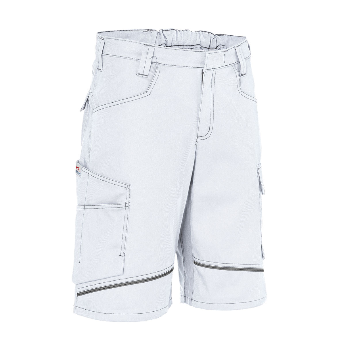 Shorts ICONIQ cotton, Kübler 2440, Baumwolle, weiß