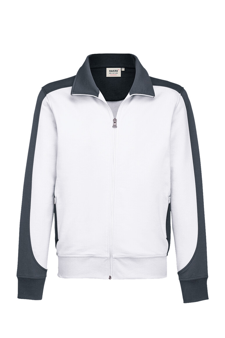 Hakro 477 Sweat-Jacke Contrast Performance