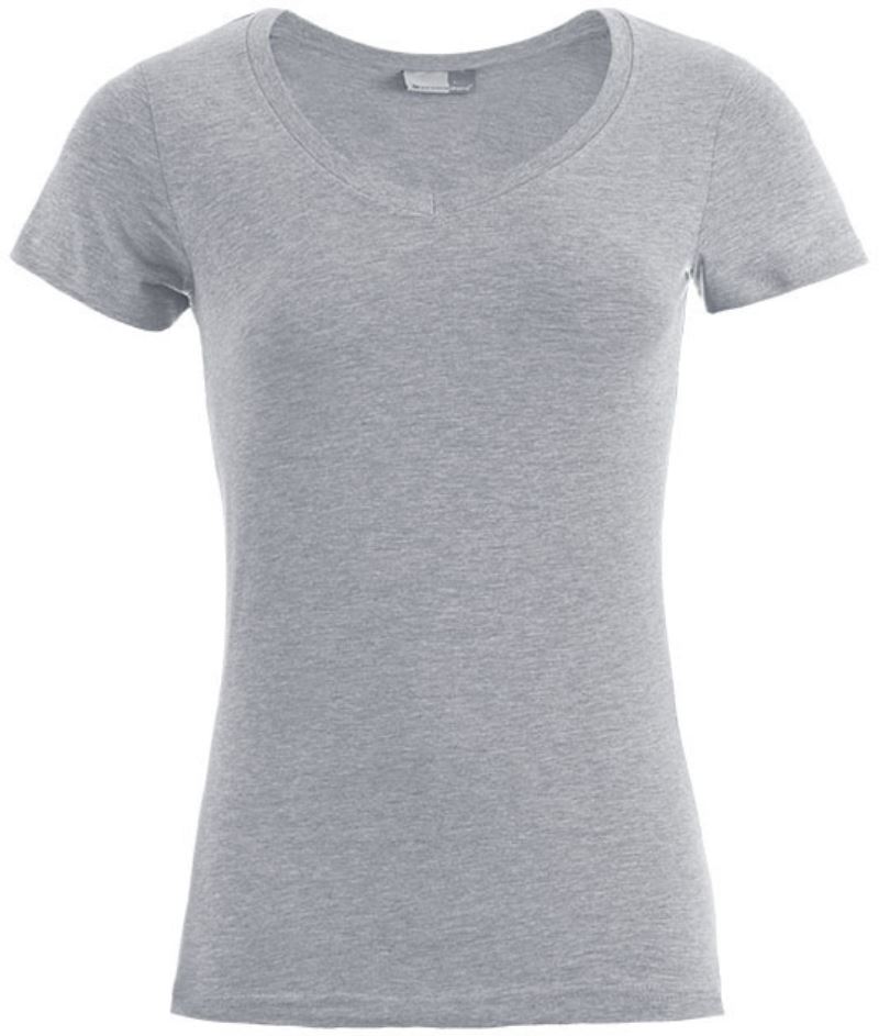 Damen V-Ausschnitt T-Shirt Slim Fit - Promodoro 3086