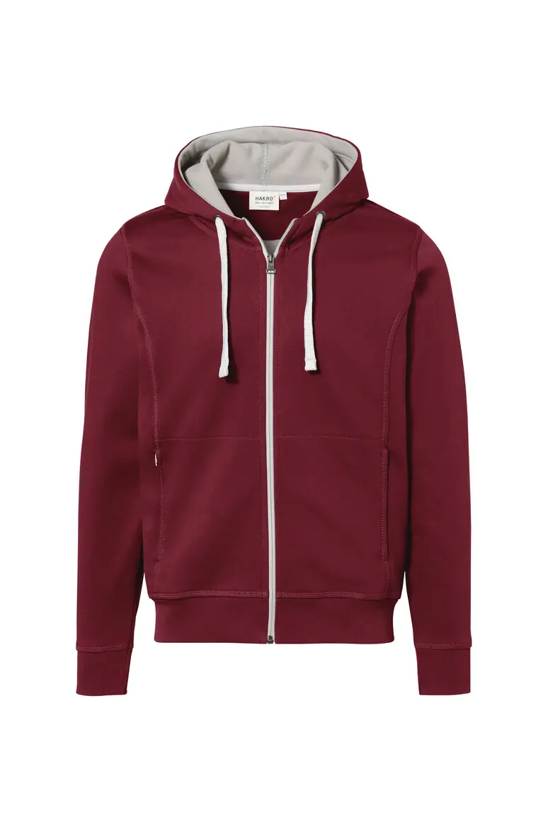 Hakro 455 Kapuzen-Sweat-Jacke Bonded Eco