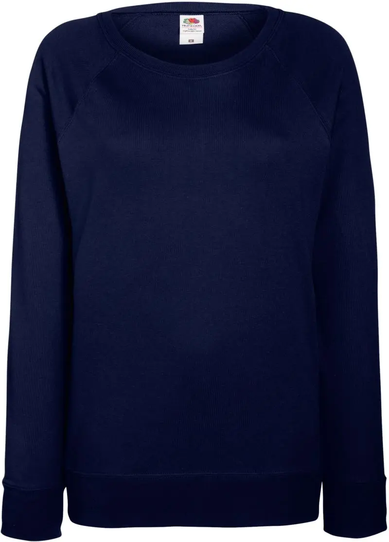 Fruit of the Loom Lady Fit Lightweight Raglan Sweat – Leichtes Damen Raglan Sweatshirt