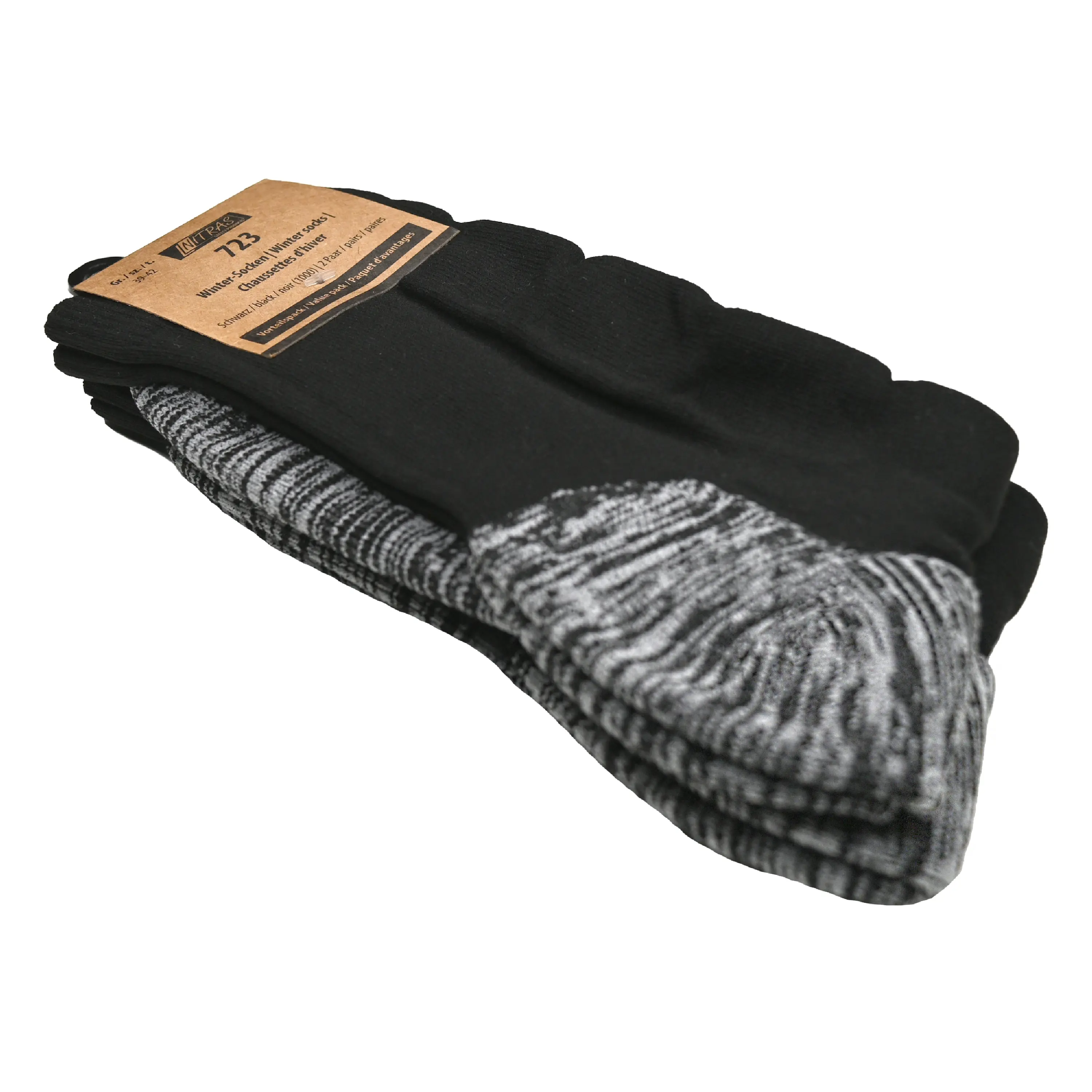NITRAS Winter-Socken 723,  2er Pack