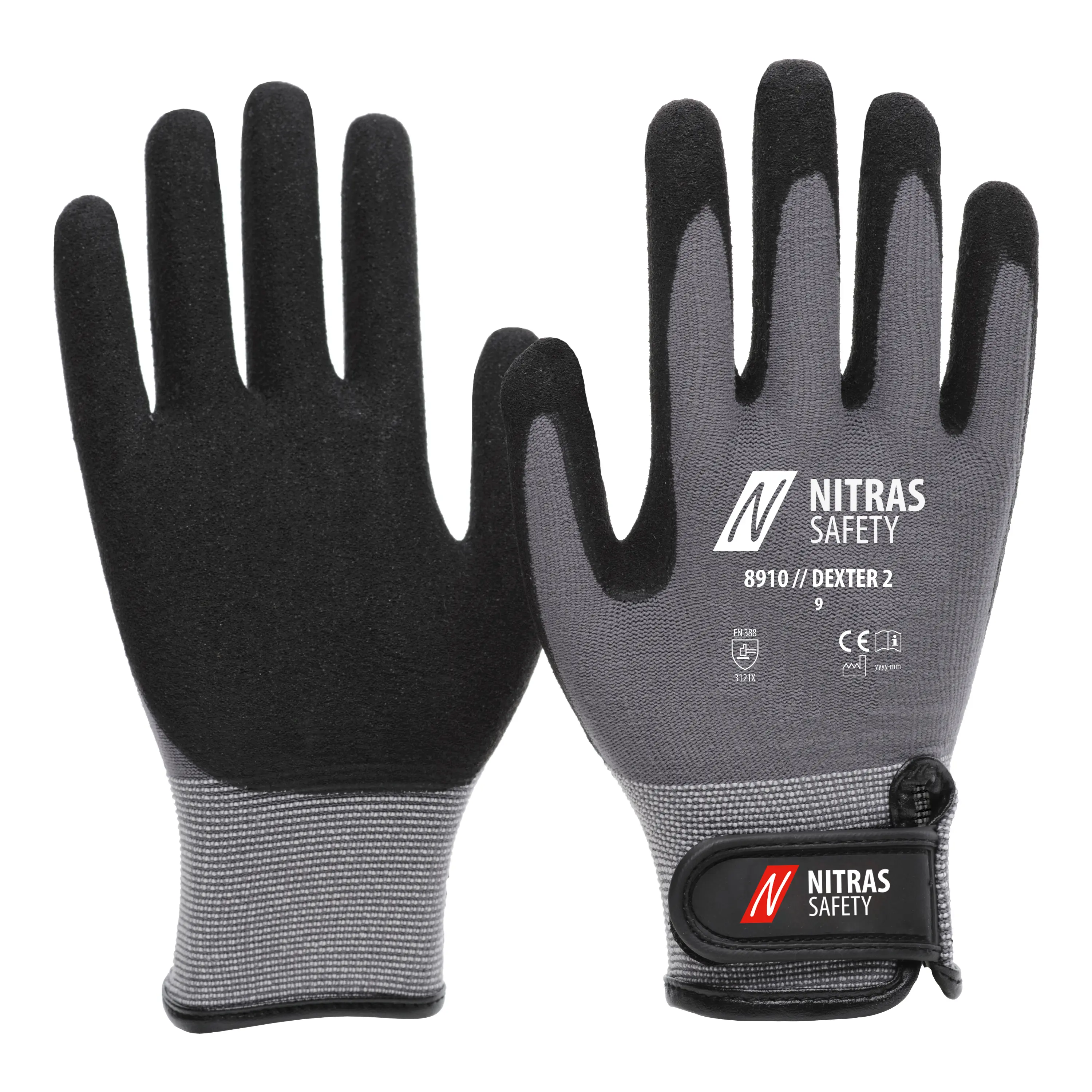 NITRAS DEXTER 2 Mechanikerhandschuhe 8910