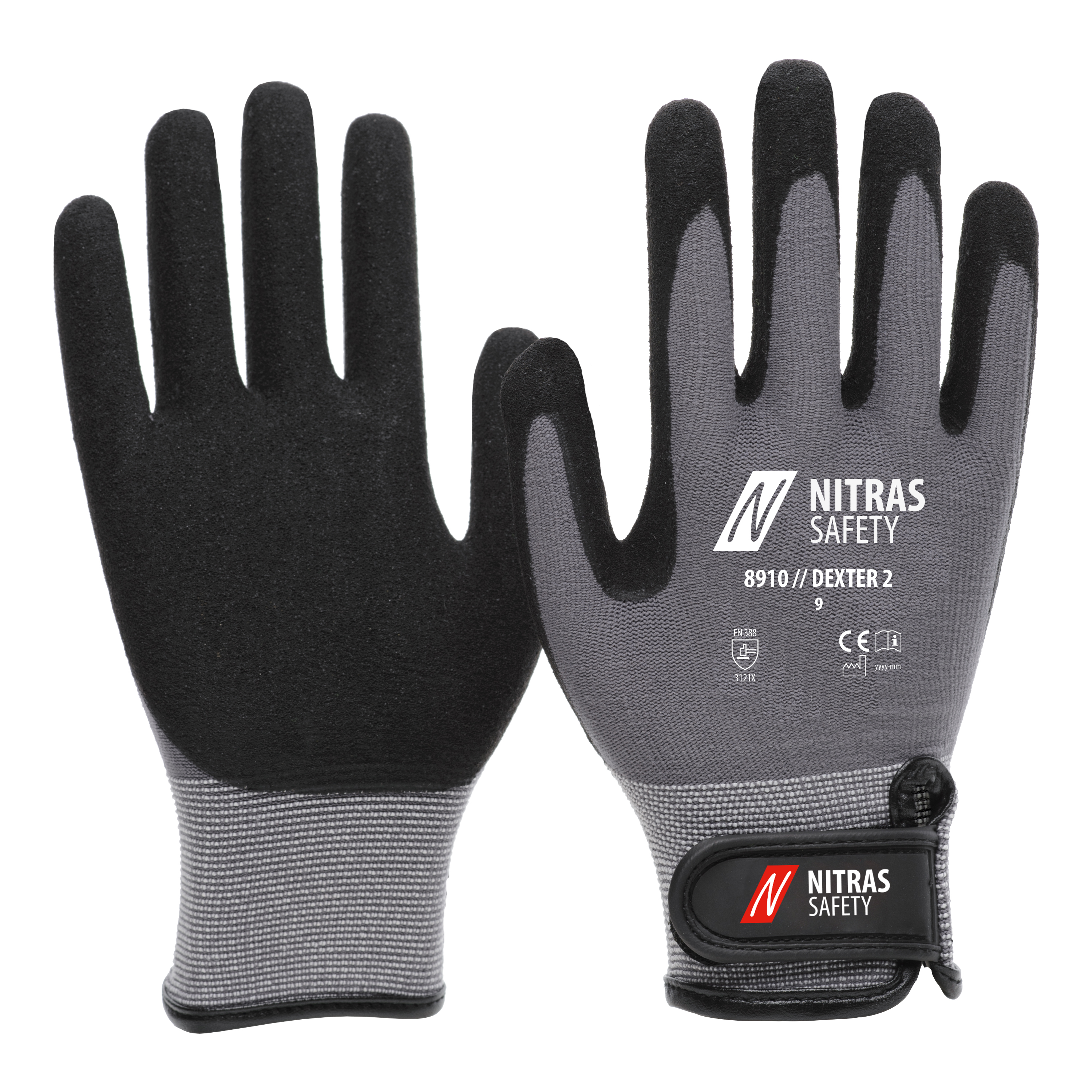 NITRAS DEXTER 2 Mechanikerhandschuhe 8910