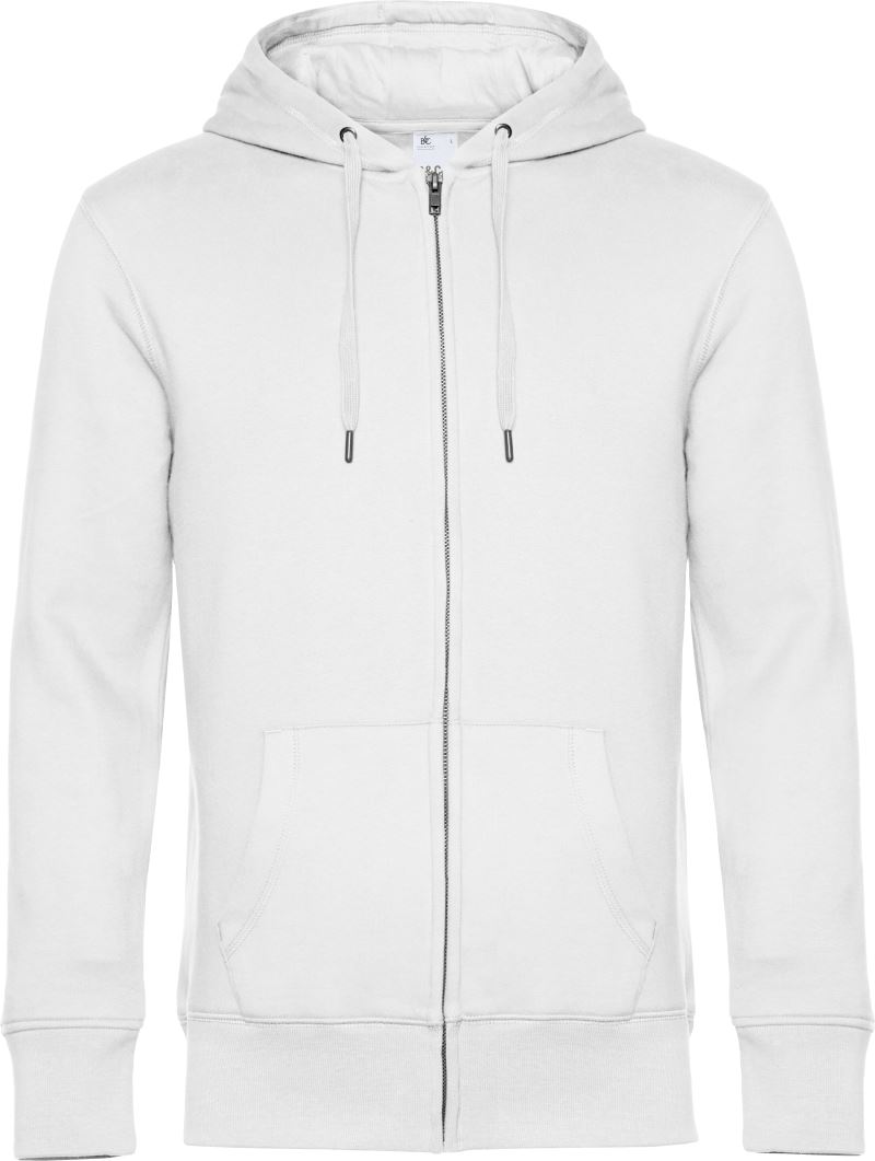 B&C KING Zipped Hood – Hochwertige Kapuzen-Sweatjacke