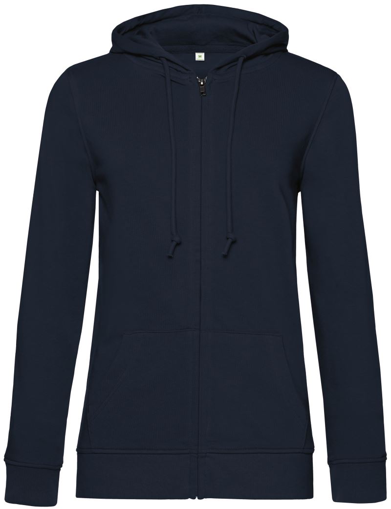 B&C Inspire Zipped Hood / Women – Nachhaltige Damen Sweatjacke