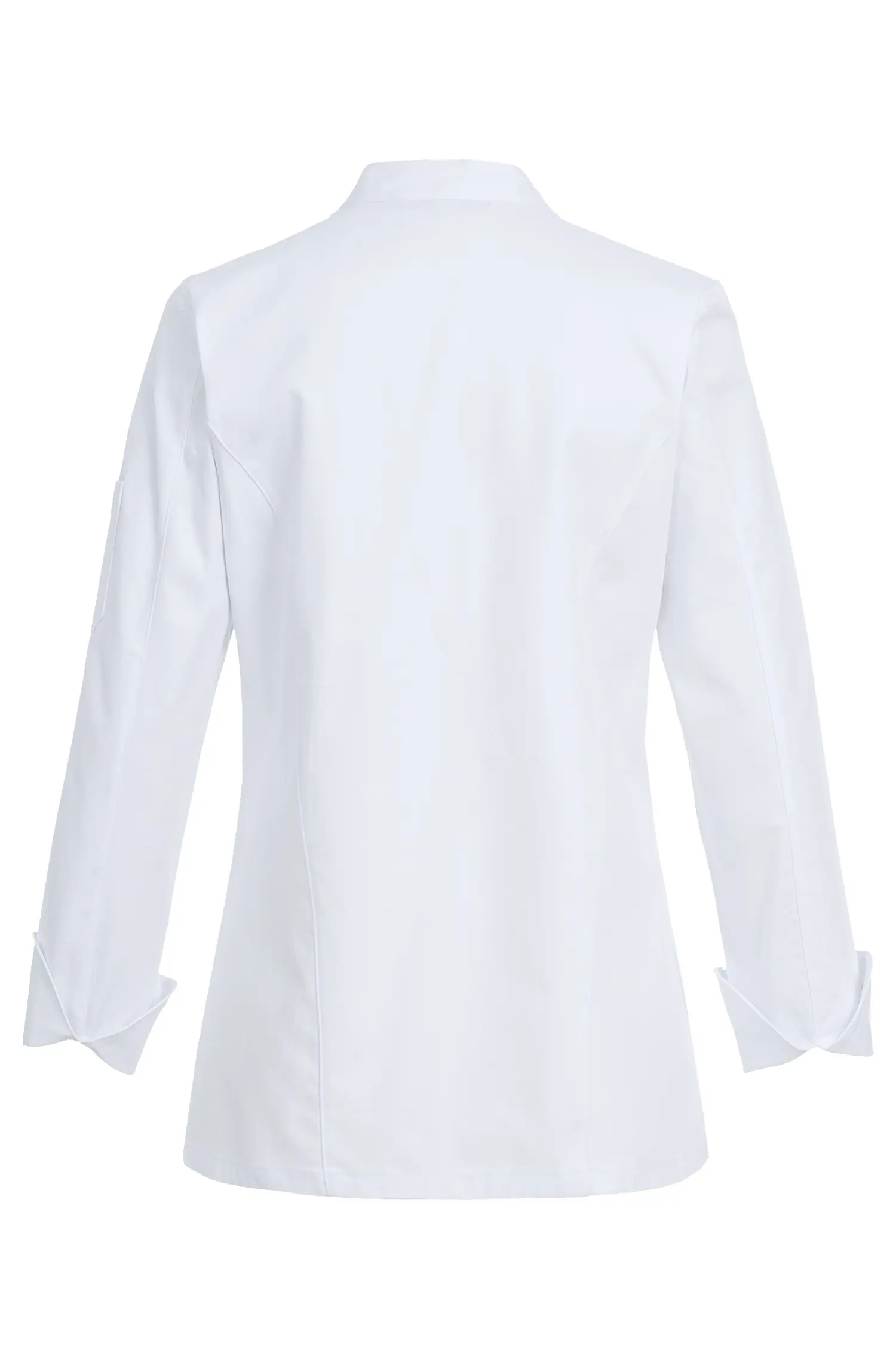 Greiff Damen-Kochjacke Basic 100% Cotton ohne Knöpfe