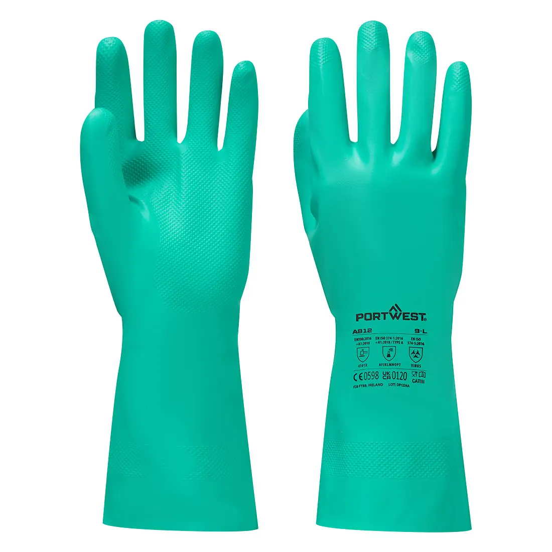 A812 - Nitrosafe Plus Chemikalienschutz Handschuh grün