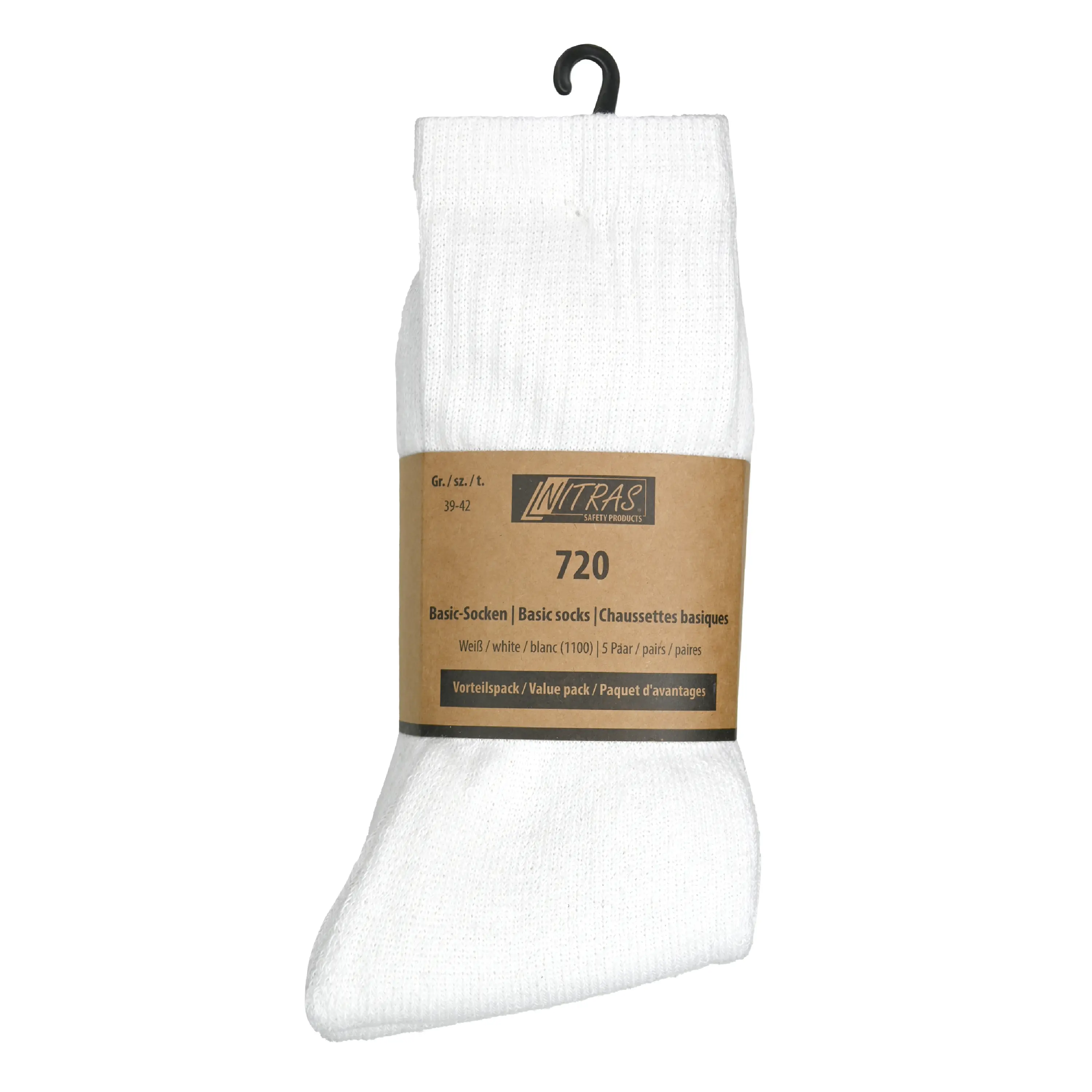 NITRAS Basic-Socken 720 5er Pack