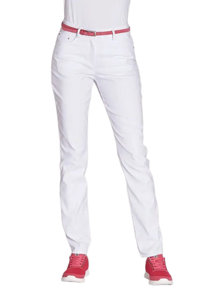 Damenhose Leiber 08/8350, Mischgewebe, weiß, 3 Längen