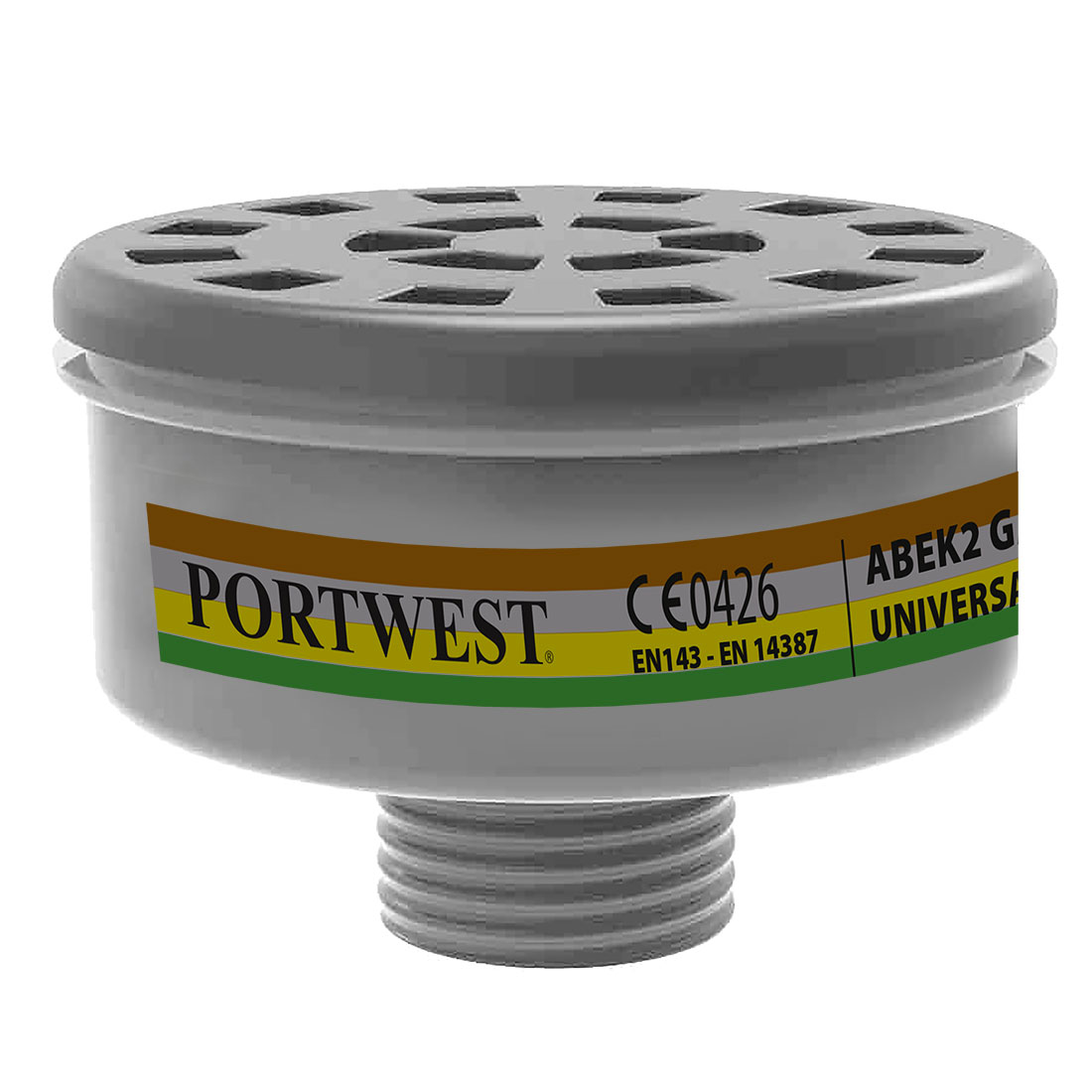 P926 - ABEK2 Gasfilter Universalgewinde (Pk4) P926 - ABEK2 Gasfilter Universalgewinde (Pk4)