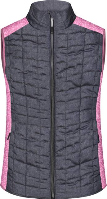 Daiber Damen Hybrid Strickfleece Gilet JN739