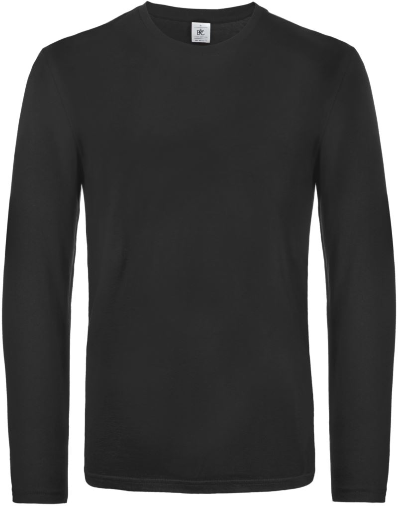 B&C #E190 LSL – Langarm T-Shirt aus schwerer ringgesponnener Baumwolle
